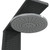  Outdoor Shower Black 19.7"x21.7"x88.2" Poly Rattan and Acacia Wood A949-368206