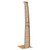  Outdoor Shower Beige 21.7"x23.6"x88.2" Poly Rattan and Acacia Wood A949-368211