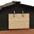  Robotic Lawn Mower Garage Black and Brown 30.7"x29.1"x21.3" Firwood A949-315301