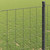  Euro Fence 3.28 x 32.81 ft PVC-coated iron Grey A949-42004501