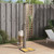  Outdoor Shower Gray 19.7"x21.7"x88.2" Poly Rattan and Acacia Wood A949-368207