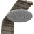 Outdoor Shower Gray 19.7"x21.7"x88.2" Poly Rattan and Acacia Wood A949-368207
