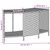  Hot Tub Surround Gray Poly Rattan and Solid Wood Acacia A949-3270645