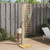  Outdoor Shower Beige 19.7"x21.7"x88.2" Poly Rattan and Acacia Wood A949-368208