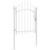  Garden Gate Steel 39.4"x78.7" White A949-143065