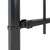  Garden Fence with Hoop Top Steel 141.3"x47.2" Black A949-277666