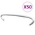  Gabion Hooks 50 pcs Galvanized Steel 3.9 A949-145615