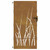  Garden Gate 33.5x68.9" Corten Steel Grass Design A949-153224