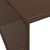  Robot Mower Garage Brown 33.9"x35.4"x20.5"/22.4" Poly Rattan A949-365405