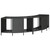  Storage Shelves for Hot Tub 2 pcs Black Poly Rattan A949-365620