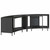  Storage Shelves for Hot Tub 2 pcs Black Poly Rattan A949-365620