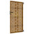  Garden Gate 33.5x78.7" Corten Steel Square Design A949-153249