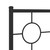 Metal Bed Frame without Mattress with Headboard Black 59.1"x78.7 A949-376228