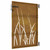  Garden Gate 33.5x49.2" Corten Steel Grass Design A949-153222