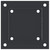  Post Bases Square 4 pcs Anthracite 3.98x3.98" Powder-coated Steel A949-42000030