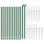  Chain Link Fence with Spike Anchors Green 3.3x82.0' A949-153929