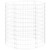  Circular Gabion Pole Galvanized Steel 39.4"x39.4 A949-152018
