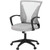 Gray Modern Mid-Back Ergonomic Mesh Office Desk Chair with Armrest on Wheels Q280-HMBGOC389159371