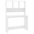  Desk with Shelves White 43.3"x17.7"x61.8" Engineered Wood A949-800387