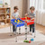 Sensory Table for Toddlers, Kids 2-Station Sand and Water Adjustable Play Table with Detachable Sto E415-GGZKDJGDJSK2EI7MM001V0