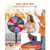 24 in Spinning Prize Wheel, 14 Slots Spinning Wheel with Stand, Adjustable Height Win Fortune Roule E415-LDSCJZL24INCW7RDZ001V0