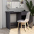 Desk High Gloss Gray 39.4" x 19.7" x 29.9" Engineered Wood A949-801088