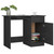 Desk High Gloss Gray 39.4" x 19.7" x 29.9" Engineered Wood A949-801088