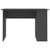 Desk Gray 43.3"x23.6"x28.7" Engineered Wood A949-800578