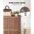 Shoe Cabinet with 2 Flip Drawers, Mid-Century Shoes Storage Cabinet with Anti-Tipping Device, Frees E415-BCGBMJQTCZXJPBWGT001V0