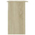 Desk with Drawers Sonoma Oak 43.3"x19.7"x29.9" Engineered Wood A949-800561