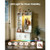Hall Tree with Bench and Shoe Storage, 39" Wide, Entryway Hall Tree with Bench, Hanging Hooks, Stor E415-YMJ39YCDDDNSH4BT0001V9