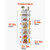 6 Tiers Rotating Shoe Rack Tower, 360?° Spinning Shoe Rack, Revolving Storage Round Carousel Displa E415-XZXJEKWDZ6CS681CL001V0