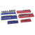Magnetic Socket Organizer Set, 6PCS Socket Holder, 1/4'', 3/8'' & 1/2'' Metric SAE Socket Trays wit E415-TTJCXSHL6JTC3DNUPV0