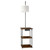 Floor Lamp with Table, Narrow 3-Tier End Table with Open Shelves & 3 Color Temperature Lighting, Si E415-TYBZZZXTMKFS45T0M001V1