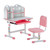 Kids Study Chair and Desk Set, Study Desk and Chair for Kids with Bookshelf and Storage Drawer, Adj E415-ETXXZYDSJK20IW519V0