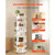 7 Tiers Rotating Shoe Rack Tower with Wheels, Movable 360?° Spinning Carousel Display, Lazy Susan O E415-XZXJEKDLK7CSAC5US001V0
