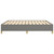 Bed Frame without Mattress Dark Gray 76"x79.9" King Fabric A949-347210