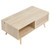 Rattan Coffee Table, Mid Century Modern Coffee Table, Rectangle Wood Coffee Table, 42 Inch Modern B E415-ZFXKFZYMSMDFXW8L4V0