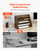 Literature Organizer, 4 Compartments Office Mailbox with Detachable Shelves, Wooden Mailbox Sorter  E415-WJFPJCTKBHB5WJBIO001V0