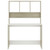 Desk with Shelves White and Sonoma Oak 43.3"x17.7"x61.8" Engineered Wood A949-800392