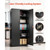 Metal Storage Cabinet, 68.9 in Lockable Steel Garage Cabinet with 4 Adjustable Shelves, 2 Magnetic  E415-DXCWJHS2MN5CKEUWH001V0