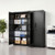 Metal Storage Cabinet, 68.9 in Lockable Steel Garage Cabinet with 4 Adjustable Shelves, 2 Magnetic  E415-DXCWJHS2MN5CKEUWH001V0