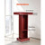 Podium Stand, 41-Inch Wooden Lectern, Laptop Desk with Wide Reading Surface and Storage Shelf, Edge E415-JT1CGKMZ41INP71TV001V0