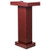 Podium Stand, 41-Inch Wooden Lectern, Laptop Desk with Wide Reading Surface and Storage Shelf, Edge E415-JT1CGKMZ41INP71TV001V0