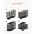 Literature Organizer, 27 Compartments Metal Office Mailbox with Detachable Wire Mesh, Mailbox Sorte E415-WJFPJCGKJS27J8TL9001V0