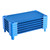 Stackable Kiddie Cot, Pack of 6,  Portable Toddler Nap Cots, Standard Size 40" L x 23" W Daycare Co E415-ETWSDCJXYECZHRPYYV0