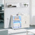 3 Drawer Wooden File Cabinet, Mobile Filing Cabinet with Light Strip, Lockable Rolling File Storage E415-MZHXWJJDDBHB1NWJK001V1