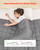 Weighted Blanket, 25 lbs, 60 x 80 in Queen Size, Cooling Breathable Heavy Blanket with Glass Beads, E415-JZMTDLBT25LBKZUM5001V0