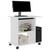 Computer Desk White 31.5"x19.7"x29.5" Engineered Wood A949-802894