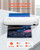 Laminator Machine, Thermal Laminator for Max A4 Paper Size, 3-4 min Quick Warm Portable Laminator,  E415-BGFMJA4RY35MC803EV1
